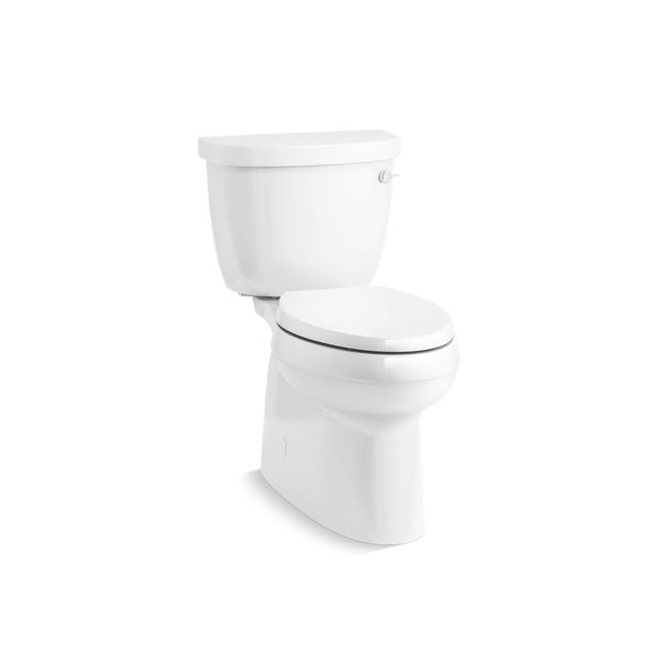 Kohler Toilet, Gravity Flush, Floor Mounted Mount, Elongated, White 5310-RA-0